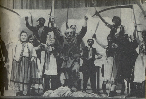 The play "The Rebellion"