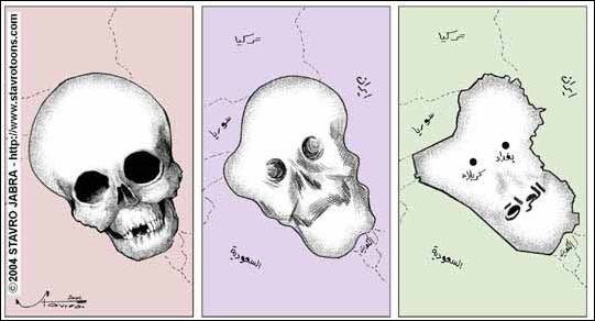 Iraq before and after the American conquest - 2004