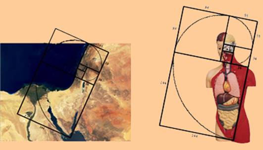 The Golden Section, human shape and the Geography of Israel