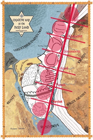 Energy Lines of Land of Israel